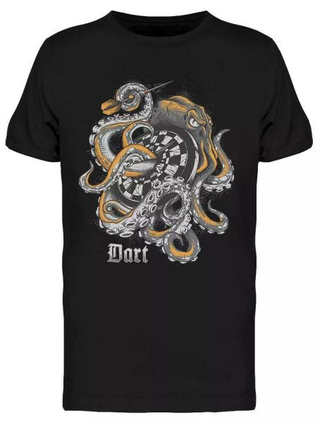 

Octopus With Dart Board Tee Men's -Image by Shutterstock, White;black