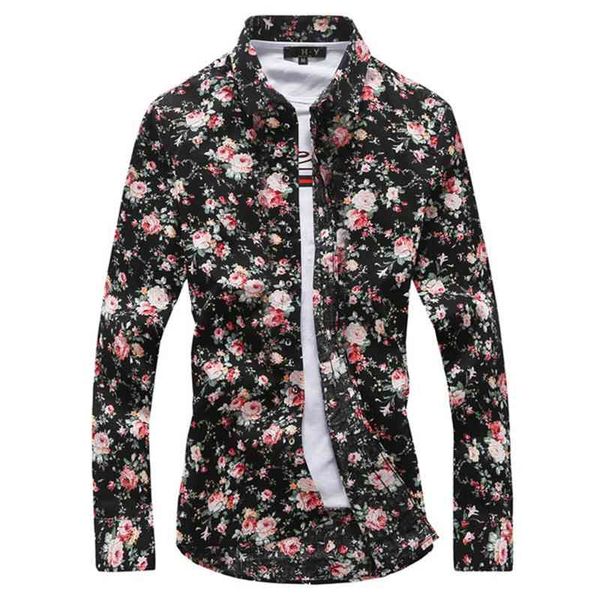 

fashion shirt men's long sleeve autumn day 210331, White;black