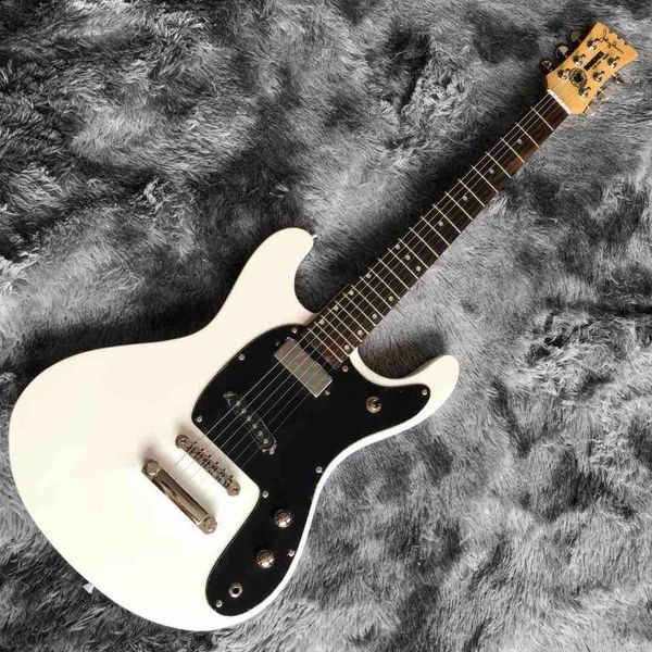 

custom mos-rite electric guitar in white color