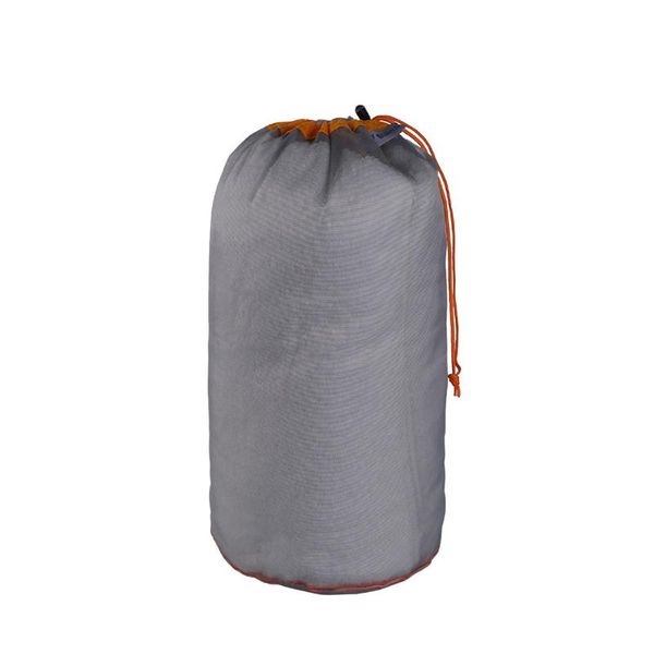 

storage bags mesh ultralight durable sports drawstring nylon round bottom camping bag sundries pouch stuff sack hiking travel