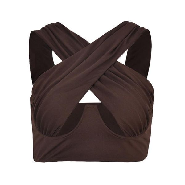 

camisoles & tanks 1pc female vest stylish sleeveless tank short close-fitting clothing, Black;white
