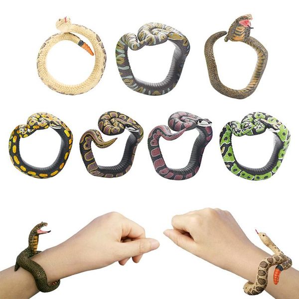 

party masks 1pcs halloween tricky spoof simulation snake toy realistic appearance, easy to carry holiday prank toys