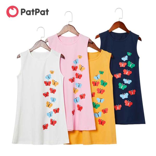 

girl's dresses patpat 2021 summer 1 pc kid girl elegant short-sleeve cotton tank dress, Red;yellow