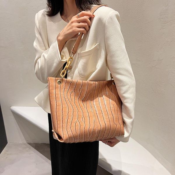 

evening bags fashion women shoulder solid color thick chain underarm bag purse handbags for shopping travel supplies