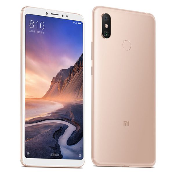 

Original Xiaomi Mi Max 3 4G LTE Cell 4GB RAM 64GB ROM Snapdragon 636 Octa Core Android 6.9 Full Screen 12.0MP AI Fingerprint ID Face 5500mAh Smart Mobile Phone