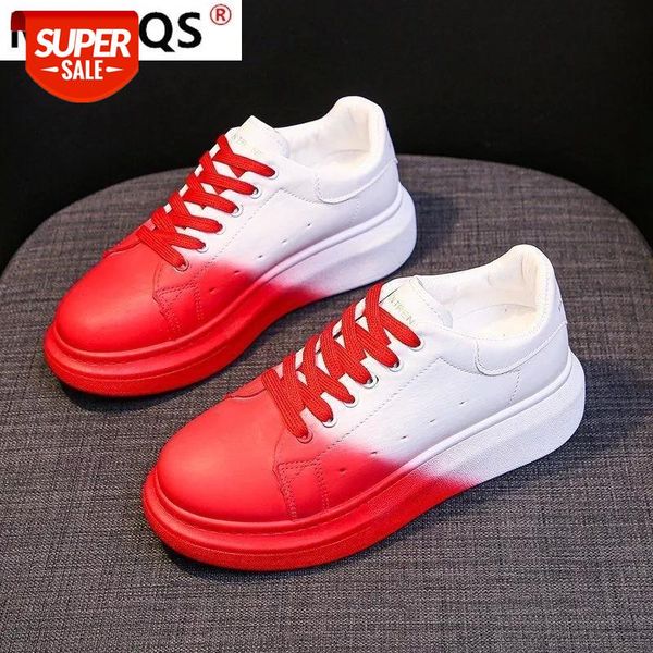 

2021 fashion women's shoes lace-up comfortable breathable casual color matching non-slip wear-resistant sneakers #pz5x