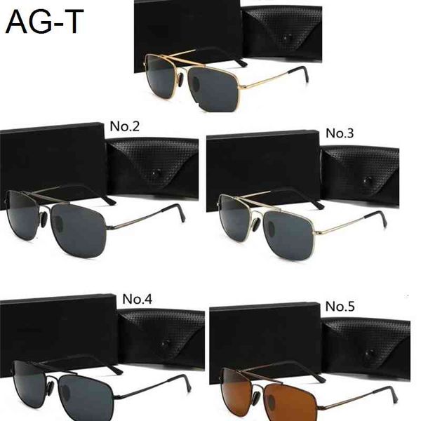 

designer sunglasses luxury mens glasses female vintage driving frames pilot sunglass polarized with box, Black