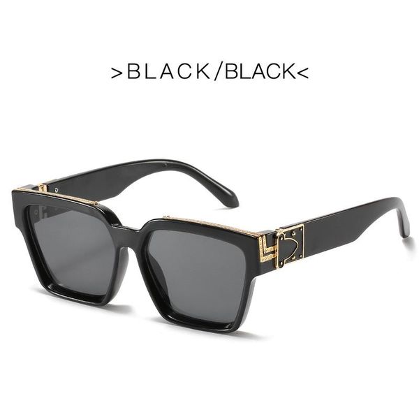 

sunglasses men and women luxury shades square big frame personality fashion street dance glasses, White;black