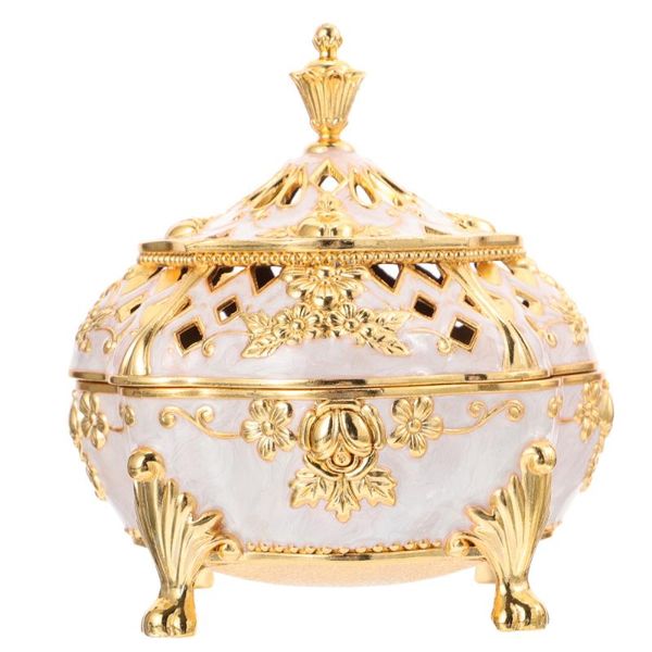 

fragrance lamps 1pc vintage censer creative incense burner metal holder decoration