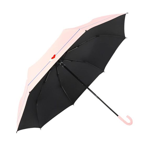 

umbrellas u-shape handle sunshade umbrella uv-resistant raining folding