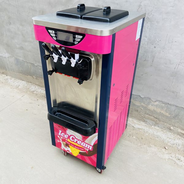 2021 vendendo máquina de sorvete vertical comercial painel de operação de inglês 220v110v
