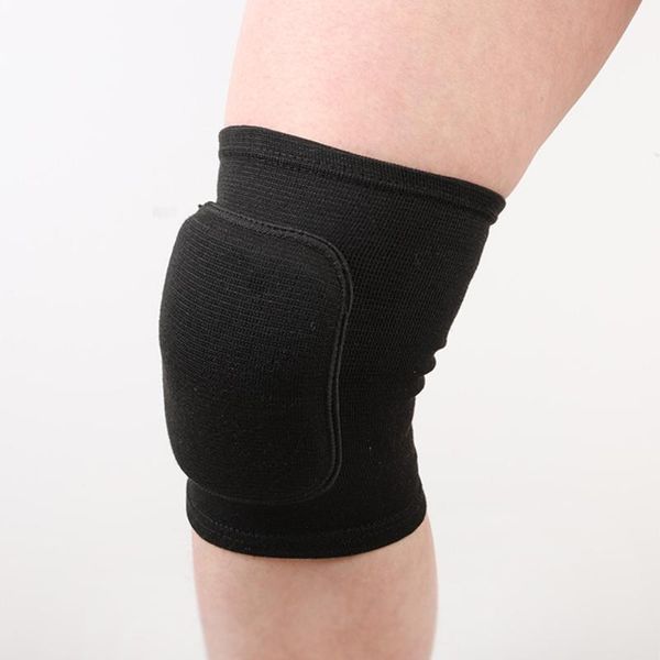 

pieces sports kneepad dancing knee protector volleyball tennis brace support winter crossfit workout training elbow & pads, Black;gray