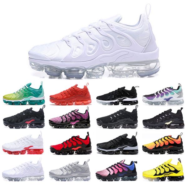 

mens running shoes womens tn plus triple white black sunset lemon lime red tooth aurora green blue fury cool grey hyper violet bumblebee bre