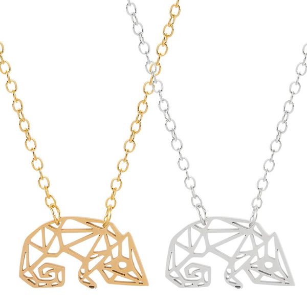 

pendant necklaces dragon lizard stainless steel wisp chameleon necklace jewelry pet reptile gift collars, Silver