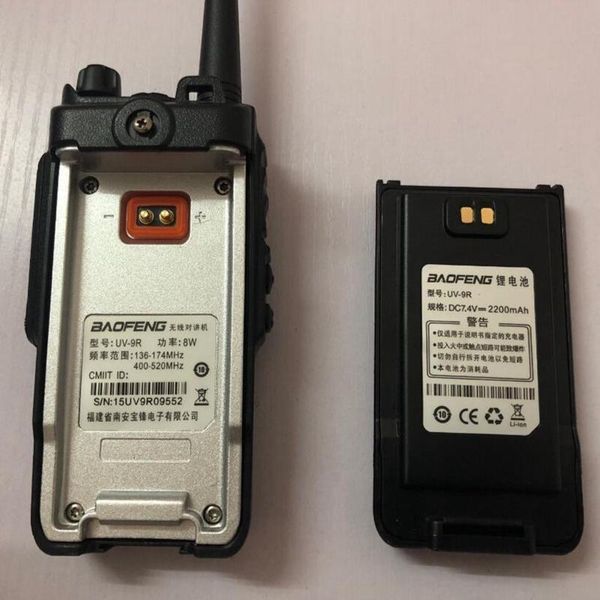 

walkie talkie 9r battery 2200mah powerful 7.4v li-battery for uv-9r two way radio