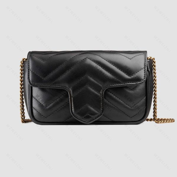 

marmont shoulder bag women gold chain cross body bag fashion style female messenger handbags tote ladies mini purses genuine leather black w