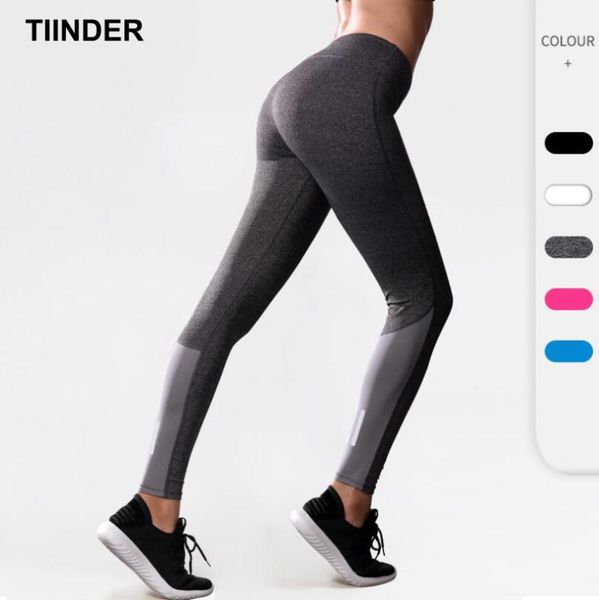 

yoga outfit high waist pants women tummy control fitness sports workout leggings base layer breathable push up tights elastic trousers