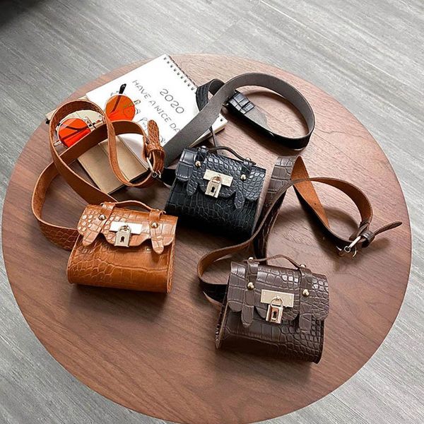 

mini small fanny pack fashion female belt bag crocodile pattern waist bags women leather chest zy914