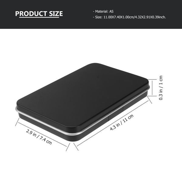 

eye shadow 1 set stylish matte black magnet empty box lipstick storage tray