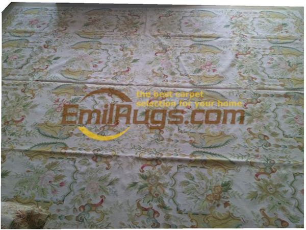 

carpets handmade table decor wool knitting aubusson style french carpet antique rare
