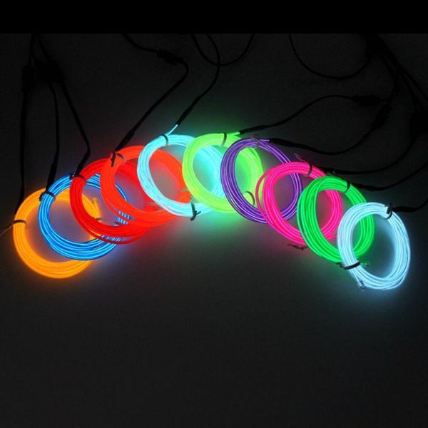 

interior decorations party decoration light led neon flexible el wire rope tape cable strip lights waterproof lamp
