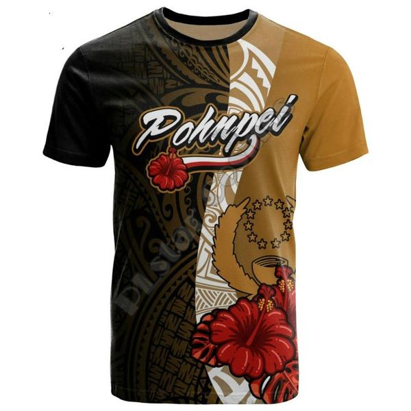 

men's t-shirts camiseta de manga corta para hombre y mujer, retro isla tribal, tatuaje polinesiano, cultura 3d, verano 2021, White;black
