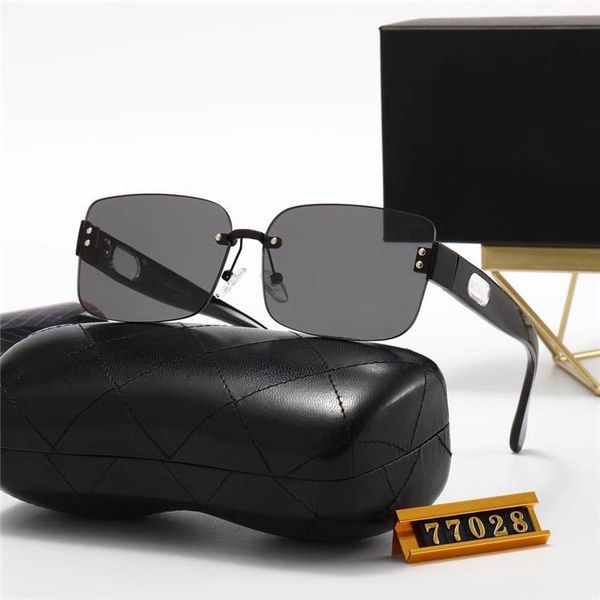 

sunglasses original brand small rectangle polarized women men vintage uv protection rimless punk shades glasses driving eyerwear, White;black