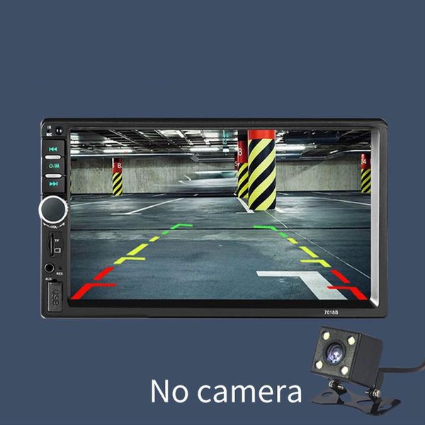 

car video 7 inch 2din fm radio touch screen stereo remote control hd tf hands usb digital mp5 player aux multimedia bluetooth