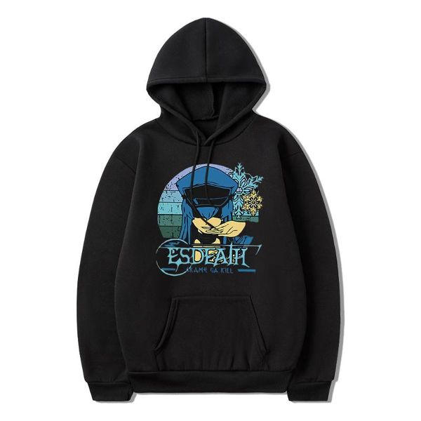 

men's hoodies & sweatshirts 2021 fashion anime akame ga kill comfortable cartoon clothes graphic sweatshhirts style hoodie, Black