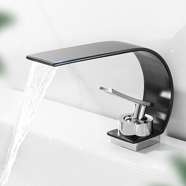 

lottin basin faucet bathroom waterfall mixer tap and cold sink faucets