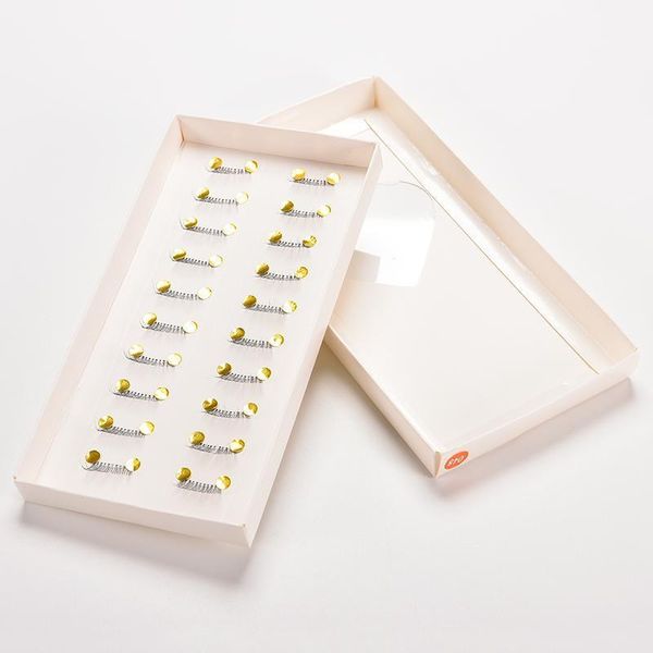 

pairs natural false eyelashes makeup extension cross long eye lashes handmade half corner 1