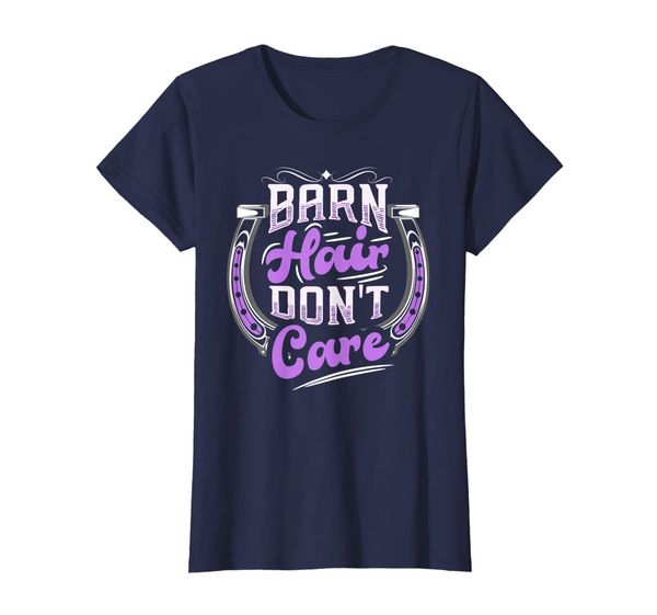 

Barn Hair Don't Care Tshirt Horse Stable Farm Country Girl T-Shirt, Mainly pictures