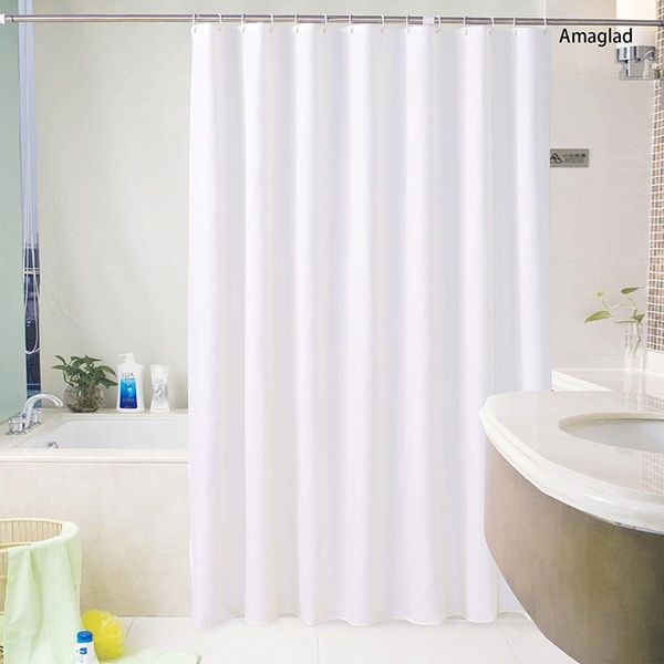 

shower curtains amaglad bathroom curtain 47" w x 70" h, mosaic pattern waterproof liner