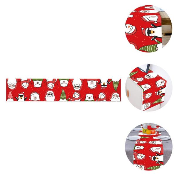 

table cloth 1pc christmas runner home tablecloth cover xmas gift