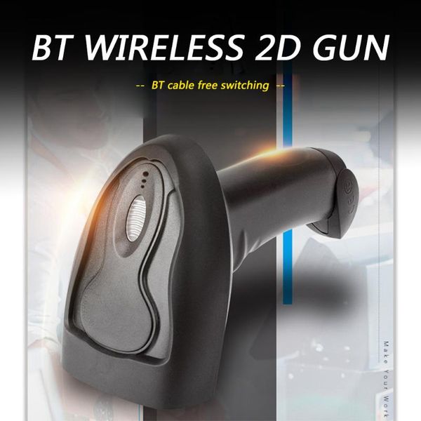 

wireless wired barcode scanner 1d/2d bar code handheld bluetooth reader scanners