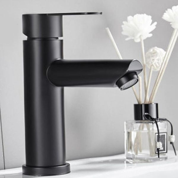

stainless steel cold waterfall tap kitchen single handle anti rust water mixer sink faucet deck mounted bathroom basin home faucets