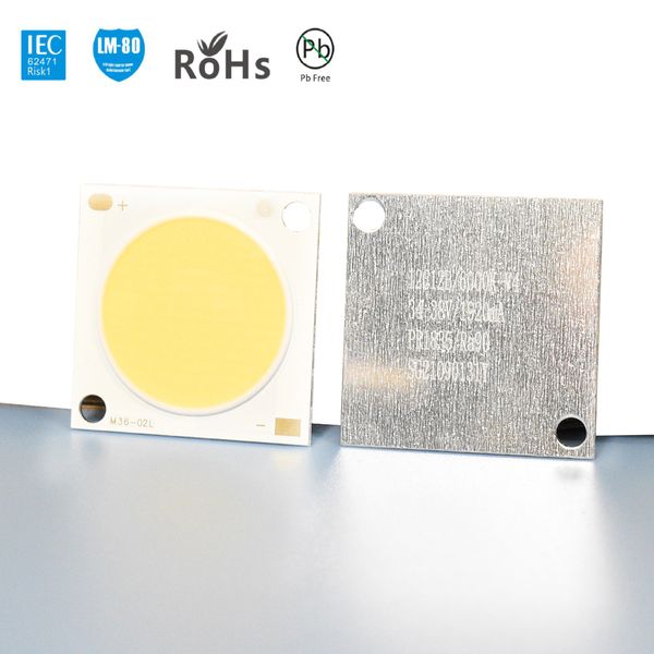 

28x28 pr1835 led chip 6000k 90cri lighting cobs 70w 12s12p mirror aluminum base integrated beads 1500ma 36v for powerful lamp