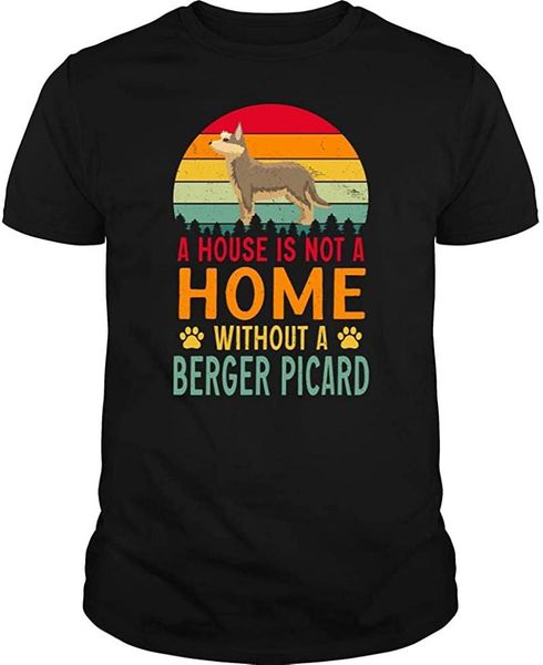 

men's t-shirts a house is not home without berger picard tshirt - tee, White;black