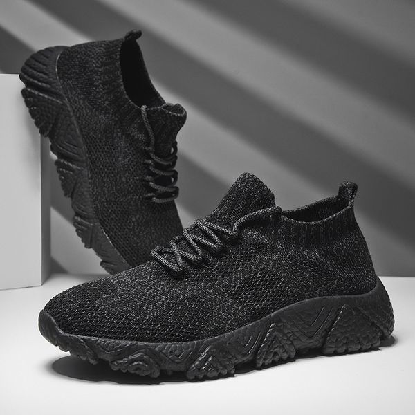 

fashion fly knit women mens running shoes black blue gray outdoor jogging sports trainers sneakers size eur 36-45 code: lx21-222