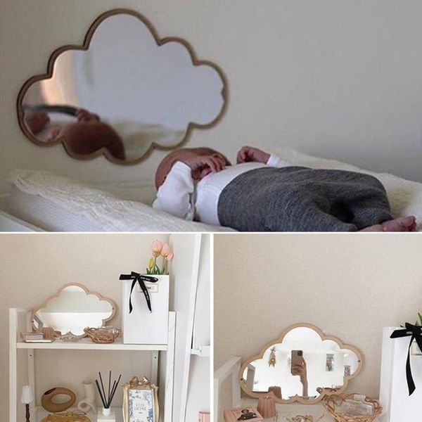 

mirrors 33*23cm mirror ornaments cloud shape cute home decor inevitably