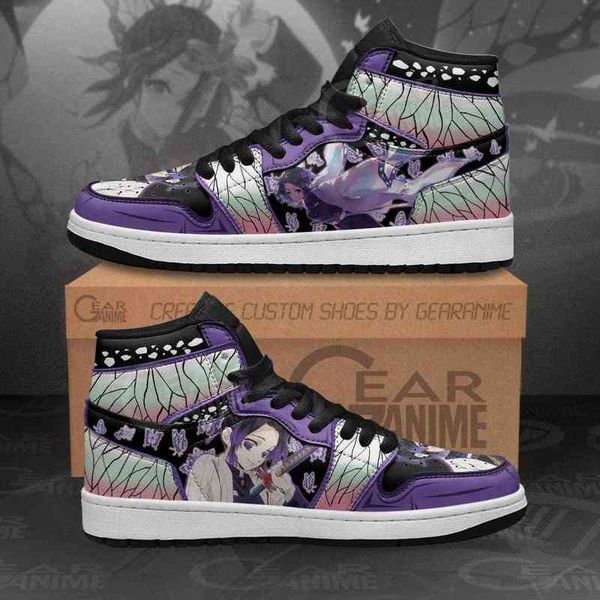 

shinobu kocho sneakers demon slayer custom anime sho, Black