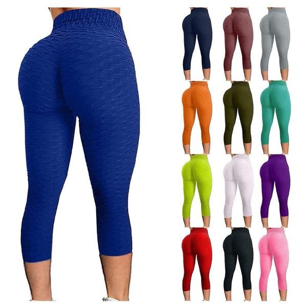 

yoga outfit push up capris leggings women's clothing legging fitness black leggins high waist legins workout plus size sport trousers