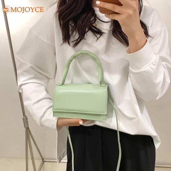 

evening bags retro ladies bag pu leather solid color messenger casual women small flap purses vintage pure shoulder
