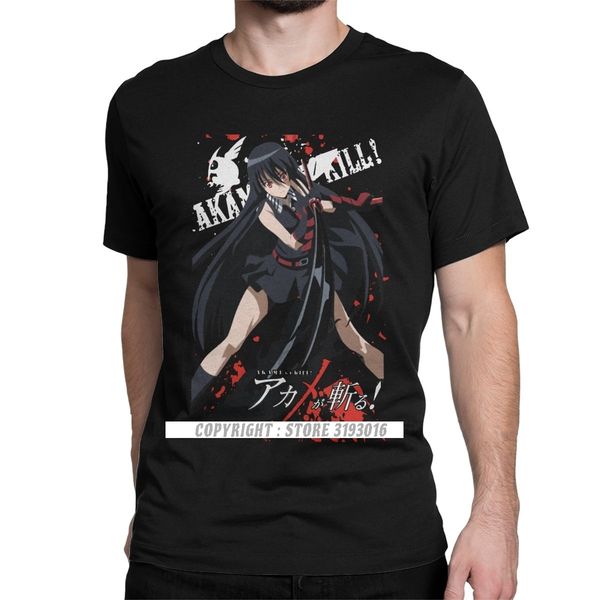 

ccccsportleisure akame ga kill t-shirt men cotton 3d tshirts night anime tatsumi elfen lied hellsing berserk camisas tee shirt, Black;yellow