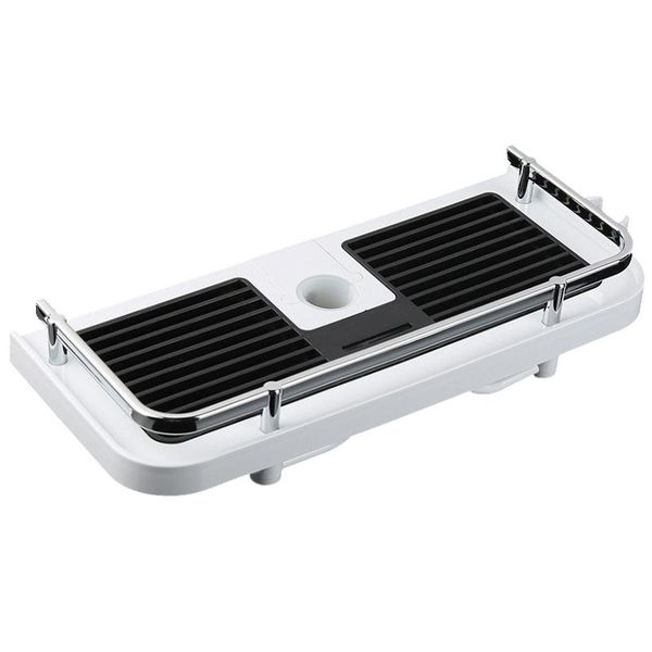 

bath accessory set shower storage holder rack organizer bathroom shelf shampoo tray stand no drilling floating for wall household item