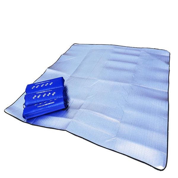 

outdoor pads ultralight waterproof camping mat travel picnic blanket beach mattress sleeping pad aluminum foil eva foam tent