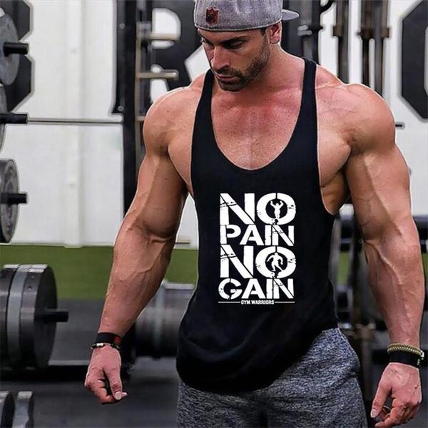 

arrivals bodybuilding stringer tank mens man cotton gym sleeveless shirt men fitness vest singlet sportswear workout tanktop, White;black