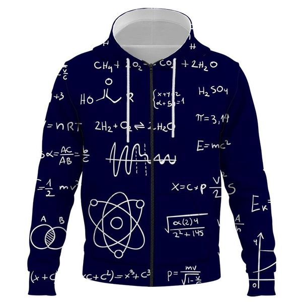 

men's hoodies & sweatshirts and women's zipper 3d formula print fashion pullover street sports jacket spring autumn, Black