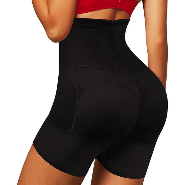 

women's shapers twinso high waist trainer shapewear body fake ass bulifter booties pads hip enhancer booty lifter tummy thigh trimmer, Black;white