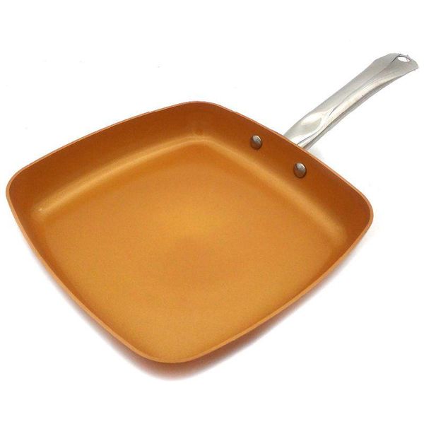 

non-stick copper frying pan with ceramic coating and induction cooking,oven dishwasher pans